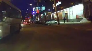 Автобусы на встречке на Московской