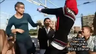 رقص بنت جامده اووواي بترقص مع ولد على المركب + 18 على مهرجان قالي بانجو لا