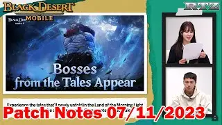 PATCH NOTES 07 NOVEMBER 2023 - Black Desert Mobile Indonesia