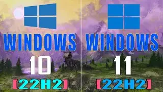 WINDOWS 10 (22H2) vs WINDOWS 11 (22H2)  // PC GAMES BENCHMARK TEST //