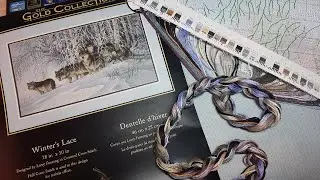 Dimensions 35009 Winter's Lace (Зимняя стая) ГОТОВАЯ РАБОТА. Вышивка крестом