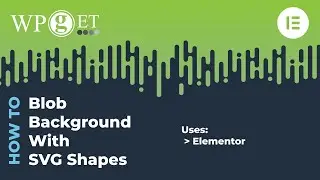 Elementor: Using SVG as background blob shapes