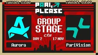 [RU] Aurora vs PARIVISION | BO-3 | PARI Please 2023 : CS 2