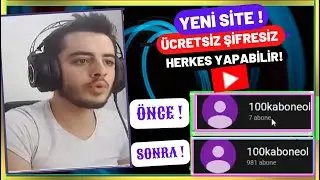 ÜCRETSİZ 1 DAKİKADA 1.000 ABONE - Youtube Abone Hilesi