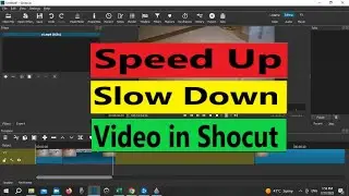 How to Speed up / Slow down a video in Shotcut