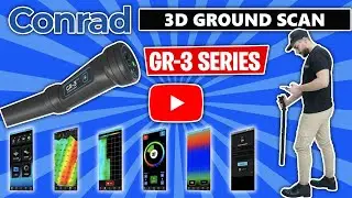Conrad GR-3 Series Deep Seeking Ground Scanning Detectors: 3D Ground Scan