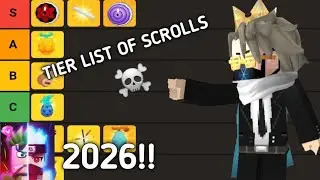 I TIERED EVERY SCROLL IN ANIME SHOWDOWN!!