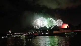 Салют. Москва,  Воробьевы горы.  9 мая 2017.