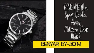 BENYAR BY-5101 Steel Mens Watche Top Brand Luxury Quartz Watches | Tech Online Shop