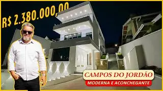 CASA MODERNA NA CIDADE MAIS ALTA DO BRASIL! 🍁 CAMPOS DO JORDÃO || IVAN RODRIGUES