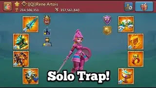 T3 Solo Trap Eating Rallies! - Lords Mobile
