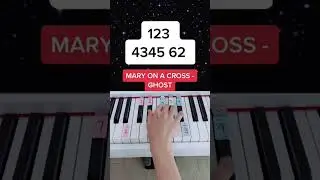Mary On A Cross - Ghost (Piano Tutorial) 