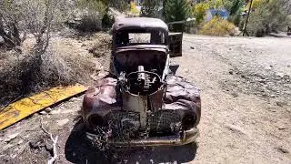Old Car Turned Into a Winch for Mining Shaft