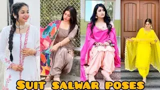 Girls New suit salwar poses || New creative poses ideas for girls || static photos ideas #photoshoot