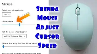 Seenda Wireless Mouse DPI Settings (Mouse Cursor Speed)