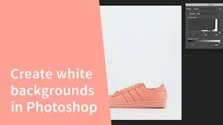 How to make a white background in product photos