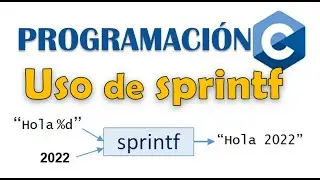 Función sprintf en C