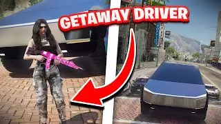 I Became a GETAWAY Driver in a MASSIVE CAR on GTA RP