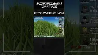 ⚠ Content Warning on Roblox | Content Disclaimer [ IC ] | Devlog №2