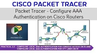 Practical 2.2-Configure Local AAA Authentication for Console Access and vty Lines on R1 