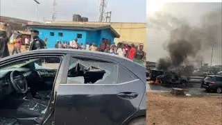 BREAKING NEWS: One dead  as Yoruba nation agitators, police clash in Ojota