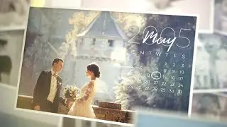 Sweet Memories Calendar Slideshow After Effects Template