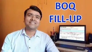 BOQ fillup and APS money calculation | BOQ | APS Money