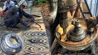 How Heavy Duty Truck Tyre Wheel New Rim Plate are Made From Old Ship’s High Strength Sheet