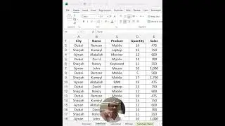 Shortcut of doing Filter in MS Excel  #shorts