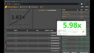 Bustabit Crash Bot Predictor Showcase - Text me 860-932-8014 