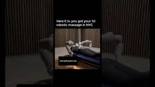Robotic massage in NYC #pythonshot #shorts #robot #robotics #ai #ml #machine #artificialintelligence