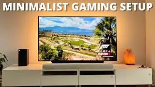 My Minimalist Gaming Setup 2022 - LG CX OLED, Xbox Series X, Sonos Arc and more!