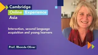 Interaction, second language acquisition, and young learners with Professor Rhonda Oliver