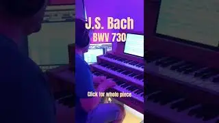 BWV 730 is (together with BWV 731), one of Bach’s finest Chorale Preludes