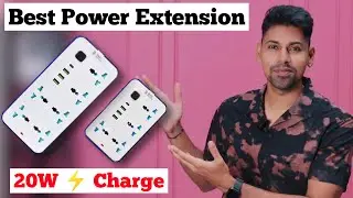 BTSP2 BlackT Electrotech Power Strip Extension with 20W Fast Charging and Type C Port