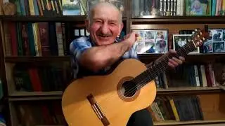 Дебют на YouTube! Отец гитарного блогера играет на гитаре ...дцать лет спустя