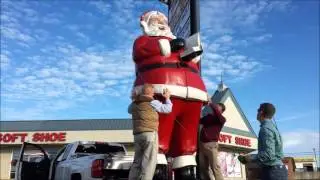 Ginormous Santa is here!