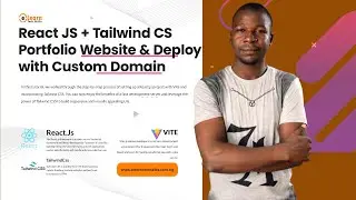 React JS + Tailwindcss Portfolio Website & Deploy with Custom Domain Part1