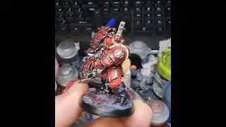 Master of Executions for the World Eaters finished. Warhammer 50k 10th Edition 2023