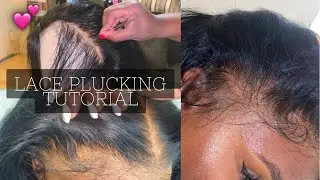 How to Pluck A Frontal Wig Tutorial For Beginners