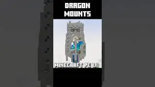 🐲DRAGON MOUNTS ADDON for BEDROCK #addons #shorts #minecraft #minecraftpe #bedrock