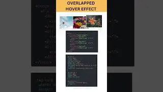 Hover effect CSS | Overlapping Cards