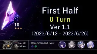 Memory of Chaos Floor 10 First Half (0 cycle) Speedrun | Honkai: Star Rail