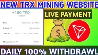 TRX Mining Website | TRXUB.COM | Register to get 5555TRX, and the withdrawal certificate is 100%