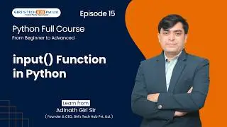 Python input() Function Tutorial for Beginners | Giri Sir