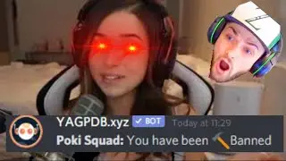 Pokimane Discord Speedrun Ban (1.5 SECONDS!)