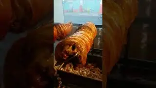 Best lechon belly! Fresh from the griller! Yummy! 