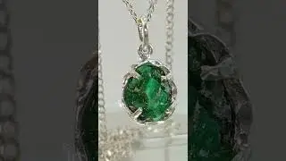Кулон с изумрудами.+79117047793 #goldjewellery #ringtone #goldring #серебро #fashionкулон