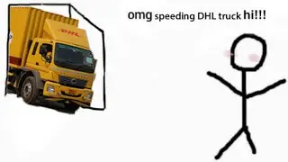 omg speeding truck!!!!