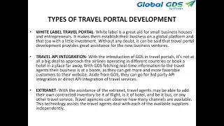 Travel Portal Development Company